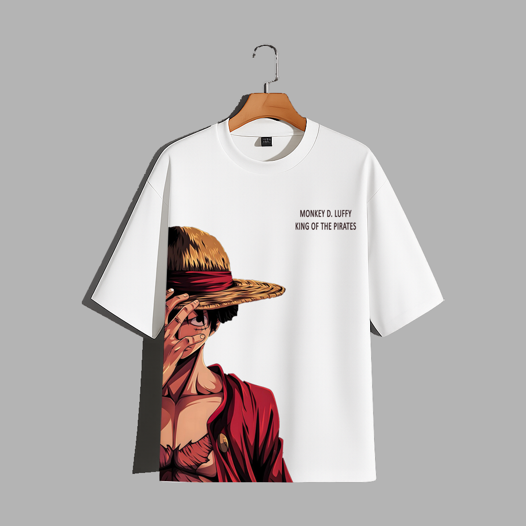 Monkey D. Luffy Premium Oversized T-Shirt – King of the Pirates