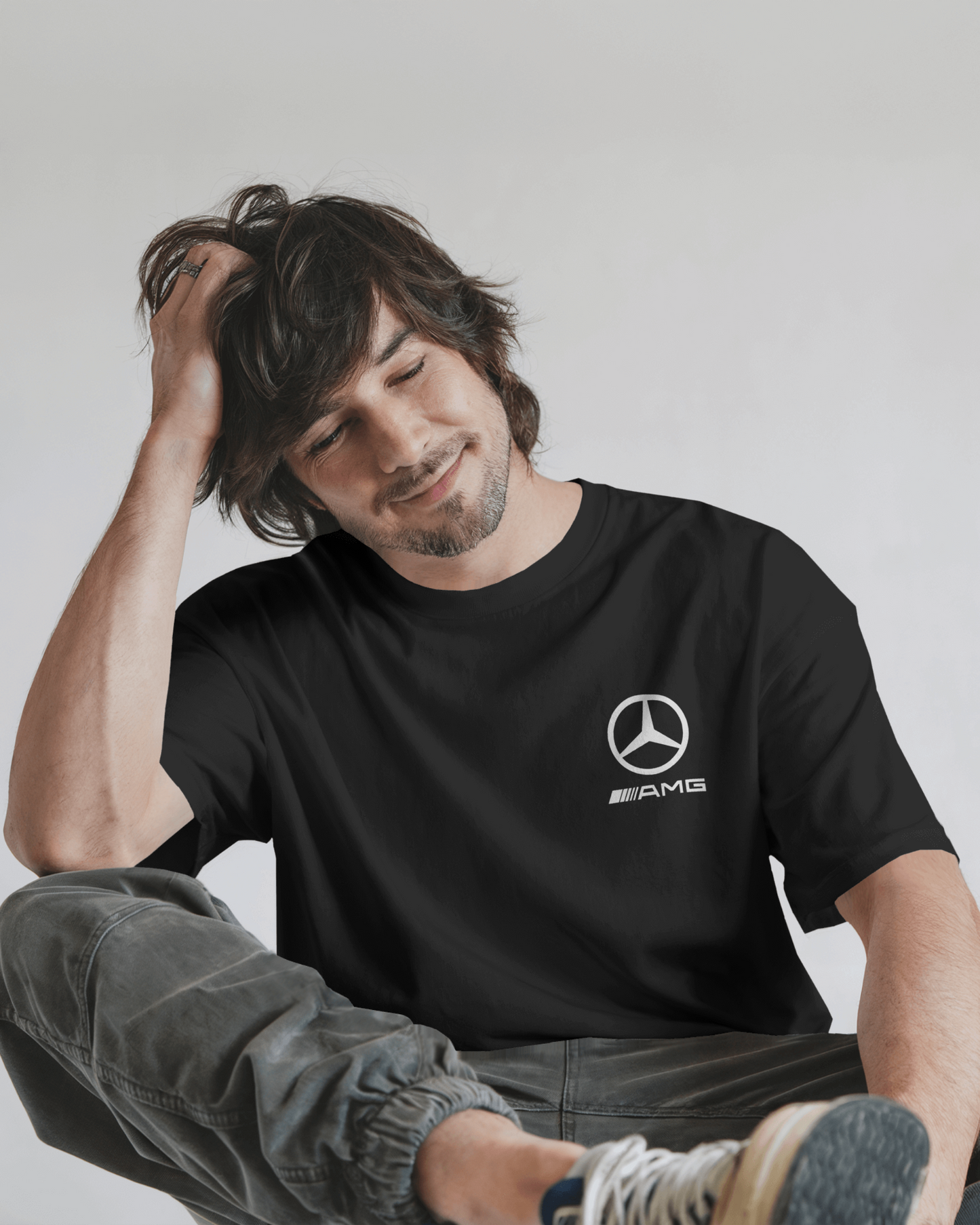 "Porsche" Oversized Graphic T-Shirt - Front & Back Design - 100% Cotton