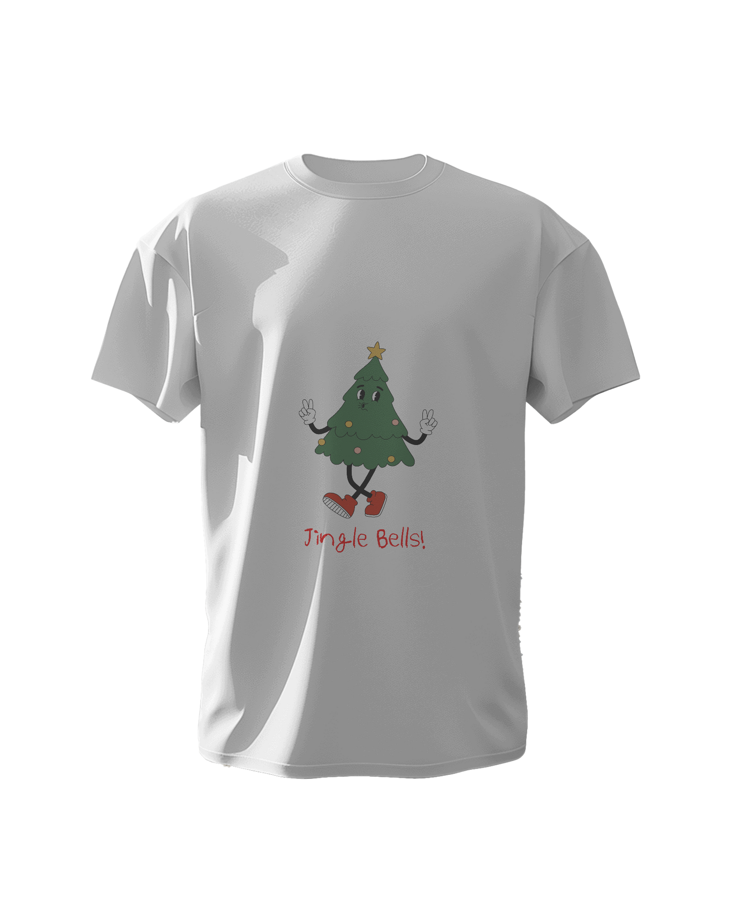 "Jingle Bells" Christmas Graphic T-Shirt - Regular Fit - 100% Cotton