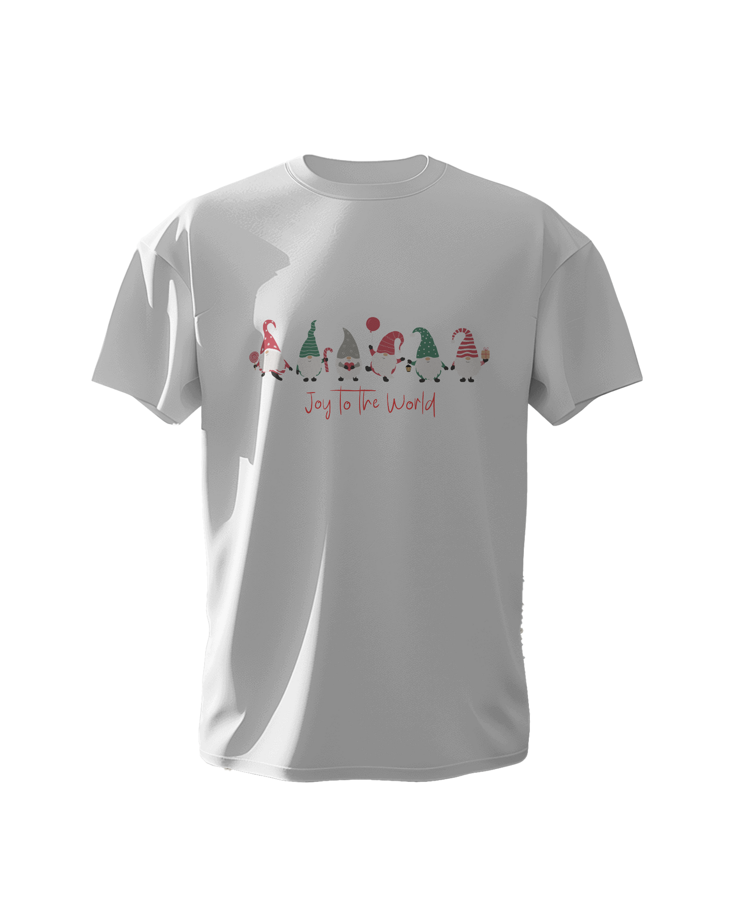 "Joy to the World" Christmas Graphic T-Shirt - Regular Fit - 100% Cotton