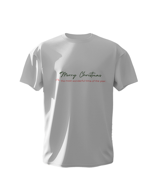 "Merry Christmas" - Christmas T-Shirt - 100% Cotton Regular Fit