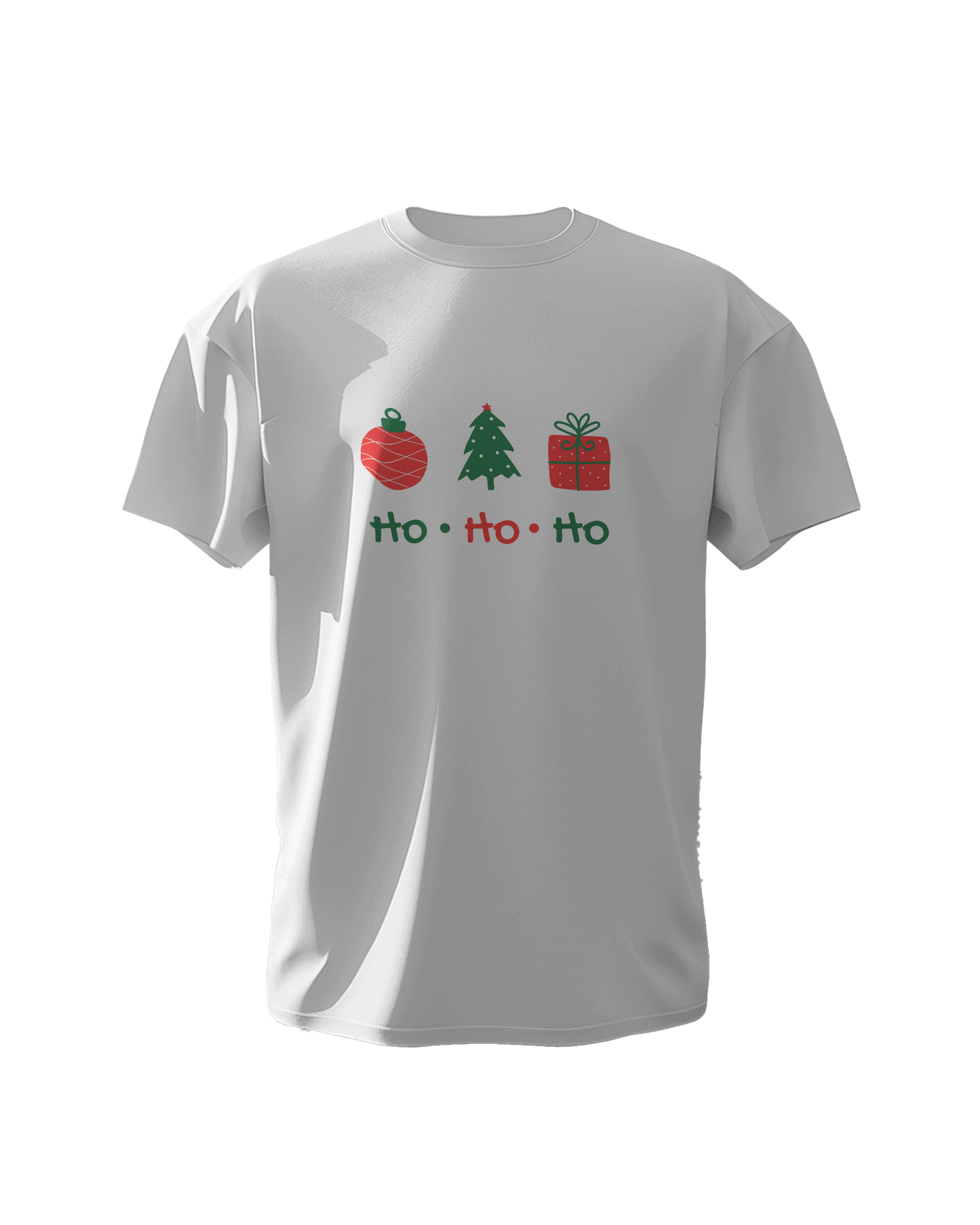 "Ho Ho Ho" Christmas Graphic T-Shirt - Regular Fit - 100% Cotton